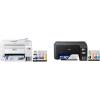 imageEpson EcoTank ET4850 Wireless AllinOne CartridgeFree Supertank Printer with Scanner Copier Fax ADF and Ethernet White RenewedET4850W