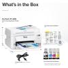 imageEpson EcoTank ET4850 Wireless AllinOne CartridgeFree Supertank Printer with Scanner Copier Fax ADF and Ethernet White RenewedET4850W Renewed
