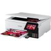 imageEpson EcoTank Photo ET8500 Wireless Color AllinOne Supertank Printer with Scanner Copier Ethernet and 43inch Color Touchscreen White Large