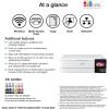 imageEpson EcoTank Photo ET8550 Wireless WideFormat AllinOne Supertank Printer with Scanner Copier Ethernet and 43inch Color Touchscreen Large White
