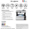 imageEpson EcoTank Pro ET5170 Wireless Color AllinOne Supertank Printer with Scanner Copier Fax Plus Auto Document Feeder White LargeET5170