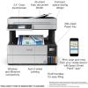imageEpson EcoTank Pro ET5170 Wireless Color AllinOne Supertank Printer with Scanner Copier Fax Plus Auto Document Feeder White LargeET5170
