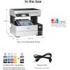 imageEpson EcoTank Pro ET5170 Wireless Color AllinOne Supertank Printer with Scanner Copier Fax Plus Auto Document Feeder White LargeET5180