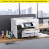 imageEpson EcoTank Pro ET5880 Wireless Color AllinOne Supertank Printer with Scanner Copier Fax Ethernet and PCLPostscript WhiteET5800