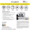 imageEpson EcoTank Pro ET5880 Wireless Color AllinOne Supertank Printer with Scanner Copier Fax Ethernet and PCLPostscript WhiteET5850 Renewed