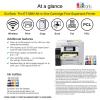 imageEpson EcoTank Pro ET5880 Wireless Color AllinOne Supertank Printer with Scanner Copier Fax Ethernet and PCLPostscript WhiteET5880