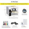 imageEpson EcoTank Pro ET5880 Wireless Color AllinOne Supertank Printer with Scanner Copier Fax Ethernet and PCLPostscript WhiteET5880