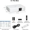 imageEpson EpiqVision Flex COFH02 Full HD 1080p Smart Streaming Portable Projector 3Chip 3LCD 3000 Lumen ColorWhite Brightness Android TV Bluetooth 5W Speaker Home EntertainmentCOFH02