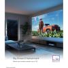 imageEpson EpiqVision Mini EF22 Portable Smart Laser Projector Bright 1000 Lumens FHD 1080p HDR 3Chip 3LCD Google TV Netflix Swivel Stand Stereo Speakers Outdoor BackyardHome Theater  BlueStone Blue