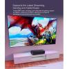 imageEpson EpiqVision Ultra LS800 Ultra Short Throw 3Chip 3LCD Smart Streaming Laser Projector 4000 Lumens 4K PROUHD HDR 150quot Class Android TV 21ch Yamaha Builtin Speakers  Black Renewed