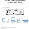 imageEpson Home Cinema 1100 3Chip 3LCD Wireless 1080p Projector Streaming with Apple AirPlay Miracast Home TheaterGaming 3400 Lumens Color and White Brightness Speaker 160001 Contrast 2x HDMI