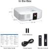 imageEpson Home Cinema 2350 4K PROUHD Smart Gaming Projector with Android TV 3Chip 3LCD HDR10 HLG 2800 Lumens Low Latency 10 W Speaker Bluetooth Streaming CapabilityGaming Projector