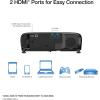 imageEpson Pro EX9270 Wireless 1080p 3LCD Projector 4100 Lumens Color and White Brightness Apple AirPlay Miracast Stream from Phone and Laptop 2 HDMI Ports 16x Optical Zoom BuiltIn SpeakerNew Model