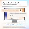 imageEpson RapidReceipt RR400W Wireless Compact Desktop Color 2Sided Receipt ampamp Document Scanner with ScanSmart AI PRO Receipt Management ampamp PDF Software ampamp 20Page Auto Document Feeder