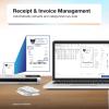 imageEpson RapidReceipt RR70W Wireless Mobile Color Receipt ampamp Document Scanner with ScanSmart AI PRO Receipt Management ampamp PDF Software for PC ampamp Mac RenewedRR70W  Renewed