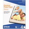 imageEpson S041727 Premium Photo Paper 68 lbs HighGloss 4 x 6 Pack of 100 SheetsWhite13x19 Inches