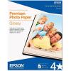 imageEpson S041727 Premium Photo Paper 68 lbs HighGloss 4 x 6 Pack of 100 SheetsWhite85x11 Inches