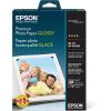 imageEpson S041727 Premium Photo Paper 68 lbs HighGloss 4 x 6 Pack of 100 SheetsWhite8x10 Inches