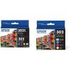 imageEpson T302XLBCS Claria Premium Ink Cartridge MultiPack  HighCapacity Black and StandardCapacity Photo Black and Color CMYPB ampamp T302 Claria Premium StandardCapacity Ink Cartridge  BlackHighcapacity Black and Standardcapacity Photo Black and Color