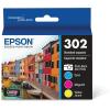 imageEpson T302XLBCS Claria Premium Ink Cartridge MultiPack  HighCapacity Black and StandardCapacity Photo Black and Color CMYPB ampamp T302 Claria Premium StandardCapacity Ink Cartridge  BlackHighcapacity Black and Standardcapacity Photo Black and Color