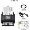 imageEpson Workforce ES580W Wireless Color Duplex Desktop Document Scanner for PC and Mac with 100sheet Auto Document Feeder ADF and Intuitive 43quot Touchscreen