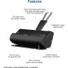 imageEpson Workforce ESC220 Compact Desktop Document Scanner with 2Sided Scanning and Auto Document Feeder ADF for PC and MacESC220