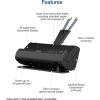 imageEpson Workforce ESC220 Compact Desktop Document Scanner with 2Sided Scanning and Auto Document Feeder ADF for PC and MacESC320