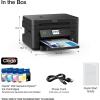 imageEpson Workforce WF2960 Wireless AllinOne Printer with Scan Copy Fax Auto Document Feeder Automatic 2Sided Printing 24quot Touchscreen Display 150Sheet Paper Tray and EthernetBlackPrinter