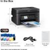 imageEpson Workforce WF2960 Wireless AllinOne Printer with Scan Copy Fax Auto Document Feeder Automatic 2Sided Printing 24quot Touchscreen Display 150Sheet Paper Tray and EthernetBlackPrinter