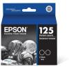 imageEPSON 125 DURABrite Ultra Ink Standard Capacity Black Dual Cartridge T125120D2 Works with Stylus NX125 NX127 NX130 NX230 NX420 NX530 NX625 WorkForce WF320 WF323 WF325 WF520