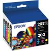 imageEPSON 202 Claria Ink High Capacity Yellow Cartridge T202XL420S Works with WorkForce WF2860 Expression XP5100Highcapacity Black and Standardcapacity Color