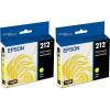 imageEPSON 212 Claria Ink Standard Capacity Yellow Cartridge T212420S Works with WorkForce WF2830 WF2850 Expression XP4100 XP41051 Count Pack of 2