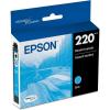 imageEPSON 220 DURABrite Ultra Ink Standard Capacity Yellow Cartridge T220420S Works with WorkForce WF2630 WF2650 WF2660 WF2750 WF2760 Expression XP320 XP420 XP424Cyan