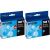 imageEPSON 288 DURABrite Ultra Ink High Capacity Cyan Cartridge T288XL220S Works with Expression XP330 XP430 XP434 XP340 XP440 XP4461 Count Pack of 2