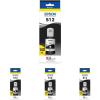 imageEPSON 512 EcoTank Ink Ultrahigh Capacity Bottle Magenta T512320S Works with EcoTank ET7700 ET7750Black