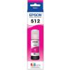 imageEPSON 512 EcoTank Ink Ultrahigh Capacity Bottle Magenta T512320S Works with EcoTank ET7700 ET7750Magenta
