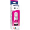 imageEpson 522 EcoTank Ink Ultrahigh Capacity Bottle Magenta T522320S Works with EcoTank ET2400 ET2720 ET2800 ET2803 ET2840 ET4700 ET4800 ET4810