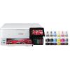 imageEpson EcoTank Photo ET8500 Wireless Color AllinOne Supertank Printer with Scanner Copier Ethernet and 43inch Color Touchscreen White Large