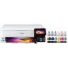 imageEpson EcoTank Photo ET8550 Wireless WideFormat AllinOne Supertank Printer with Scanner Copier Ethernet and 43inch Color Touchscreen Large White