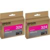 imageEpson T324320 Epson UltraChrome HG2 Ink MagentaStandard Pack of 2