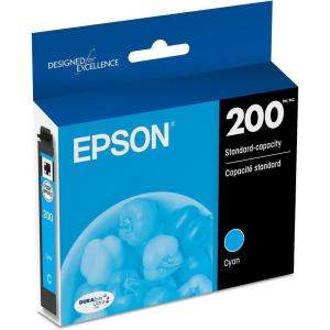 imageEPSON 200 DURABrite Ultra Ink Standard Capacity Black Dual Cartridge Pack T200120D2 Works with WorkForce WF2520 WF2530 WF2540 Expression XP200 XP300 XP310 XP400 XP410Cyan