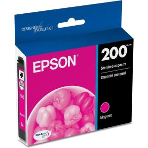 imageEPSON 200 DURABrite Ultra Ink Standard Capacity Black Dual Cartridge Pack T200120D2 Works with WorkForce WF2520 WF2530 WF2540 Expression XP200 XP300 XP310 XP400 XP410Magenta