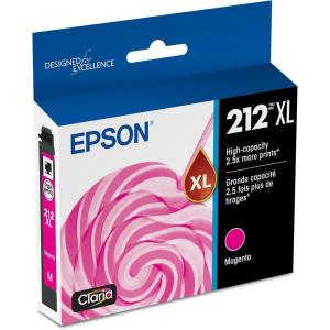 imageEPSON 212 Claria Ink High Capacity Magenta Cartridge T212XL320S Works with WorkForce WF2830 WF2850 Expression XP4100 XP41051 Count Pack of 1