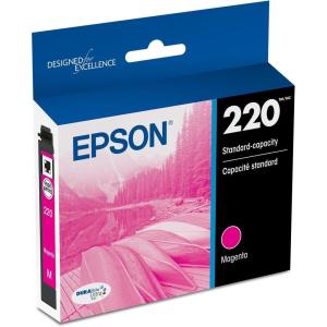 imageEPSON 220 DURABrite Ultra Ink Standard Capacity Yellow Cartridge T220420S Works with WorkForce WF2630 WF2650 WF2660 WF2750 WF2760 Expression XP320 XP420 XP424Magenta