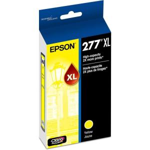 imageEPSON 277 Claria Photo HD Ink High Capacity Cyan Cartridge T277XL220S Works with Expression Photo XP850 XP860 XP950 XP960 XP970Yellow