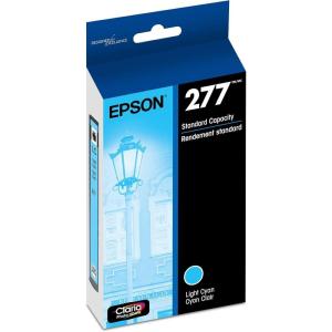 imageEPSON 277 Claria Photo HD Ink Standard Capacity Light Cyan Cartridge T277520 Works with Expression Photo XP850 XP860 XP950 XP960 XP9701 Count Pack of 1