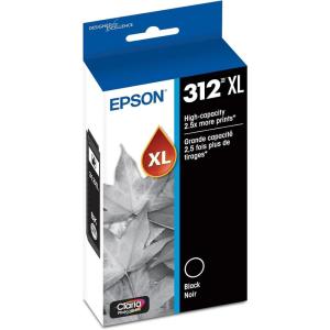 imageEPSON 312 Claria Photo HD Ink High Capacity Black Cartridge T312XL120S Works with Expression Photo XP8500 XP8600 XP8700 XP150001 Count Pack of 1