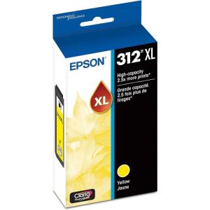imageEPSON 312 Claria Photo HD Ink High Capacity Yellow Cartridge T312XL420S Works with Expression Photo XP8500 XP8600 XP8700 XP150001 Count Pack of 1