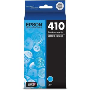 imageEPSON 410 Claria Premium Ink Standard Capacity Cyan Cartridge T410220S Works with Expression Premium XP530 XP630 XP640 XP7100 XP830