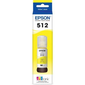 imageEPSON 512 EcoTank Ink Ultrahigh Capacity Bottle Magenta T512320S Works with EcoTank ET7700 ET7750Yellow